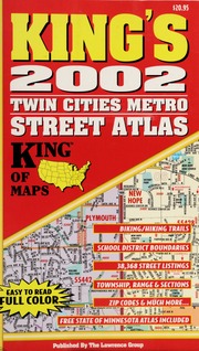 Kings Twin Cities Metro Street Atlas None None None