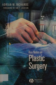 Key Notes On Plastic Surgery Richards Adrian M