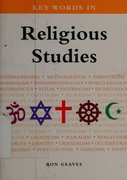 Key Words In Religious Studies Geaves Ron