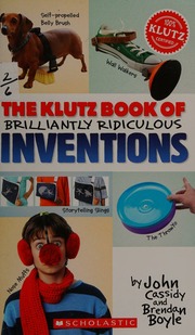 The Klutz Book Of Brilliantly Ridiculous Inventions Scholastic First Printing Cassidy