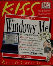 Kiss Guide To Microsoft Windows Me Mil Edition Levin Rich