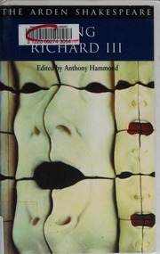 King Richard Iii 2nd Edition Shakespeare William 15641616 Hammond