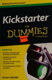 Kickstarter For Dummies Cebulski Aimee
