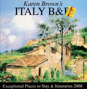Karen Browns Italy B B 2008 Revised Edition Franchini Nicole