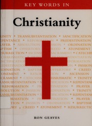 Key Words In Christianity None Geaves Ron None