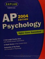 Kaplan Ap Psychology Palmer Michael Kaplan Inc