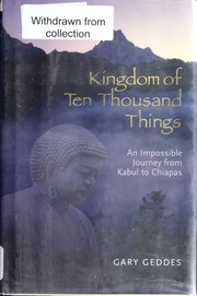 Kingdom Of Ten Thousand Things Gary Geddes