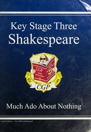 Ks3 Shakespeare Much Ado About Nothing Parsons Richard