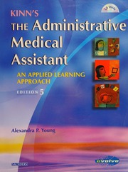 Kinns The Administrative Medical Assistant An Applied Learning Approach 5 Edition Youngadams