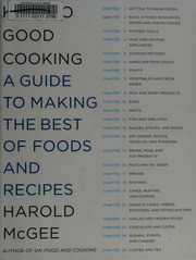 Keys To Good Cooking A Guide To Making The Best Of Foods And Recipes Mcgee