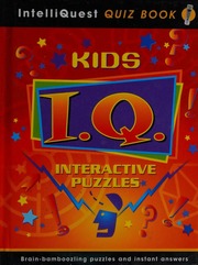 Kids Iq Interactive Puzzles Carter Philip J