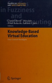 Knowledgebased Virtual Education Usercentred Paradigms 1 Edition Ghaoui