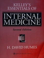 Kelleys Essentials Of Internal Medicine 2nd Ed Humes H David