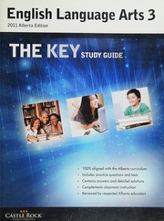 The Key Student Study Guide English Language Arts 3 2011 Alberta Ed Rao