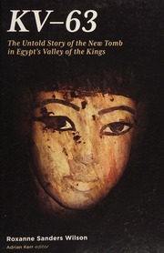 Kv63 The Untold Story Of The New Tomb In Egypts Valley Of The Kings Wilson
