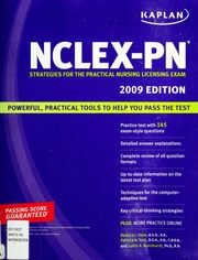 Nclexpn Strategies For The Practical Nursing Licensing Exam Rev Ed Edition Irwin