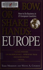 Kiss Bow Or Shake Hands Europe How To Do Business In 25 European Countries Morrison