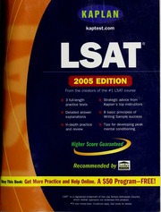 Kaplan Lsat 2005 Kaplan Inc