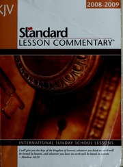 Kjv Standard Lesson Commentary 20082009 International Sunday School Lessons Nickelson