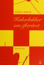 Kakerlakker Om Efteråret In Danish Lydia Davis