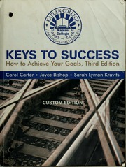 Keys To Success How To Achieve Your Goals 3rd Ed Carter Carol
