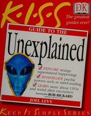 Kiss Guide To The Unexplained 1st Edition Levy Joel