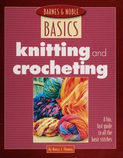 Knitting And Crocheting None Thomas Nancy J None