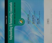 Keyboarding And Formatting Essentials Microsoft Word 2002 Microsoft Word 2003 Lessons 160 Vanhuss