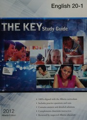 The Key Student Study Guide English 201 2012 Alberta Ed Rao