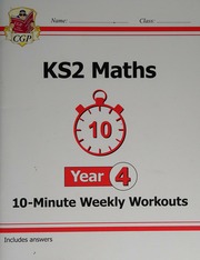 Ks2 Maths 10minute Weekly Workouts Year 4 Includes Answers Various