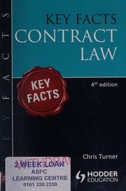 Key Facts Contract Law 4th Ed Turner Chris Barrister Martin