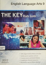 The Key Student Study Guide English Language Arts 9 2012 Alberta Ed Rao