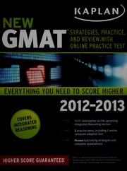 Kaplan New Gmat Strategies Practice And Review 201213 Kaplan Test Prep And Admissions Kaplan Publishing