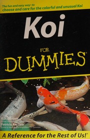 Koi For Dummies Bartlett Richard D 1938 Bartlett Patricia 1949