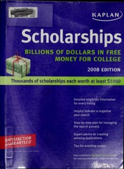 Scholarships 1 Edition Schlachter Gail A Weber R David 1941