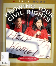 Knowing Your Civil Rights 1st Edition Ditchfield Christin