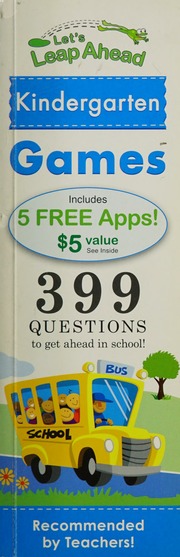 Kindergarten Games 399 Questions Lluch Alex A
