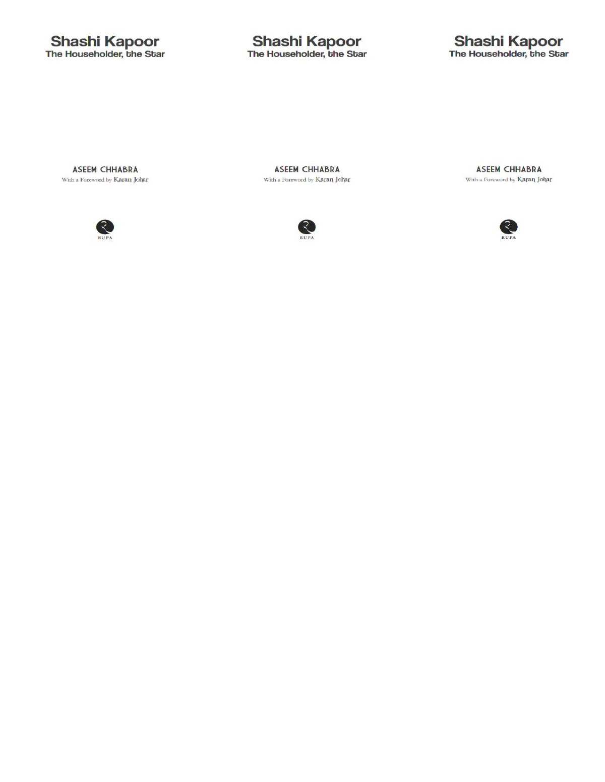 Shashi Kapoor The Householder The Star Aseem Chhabra