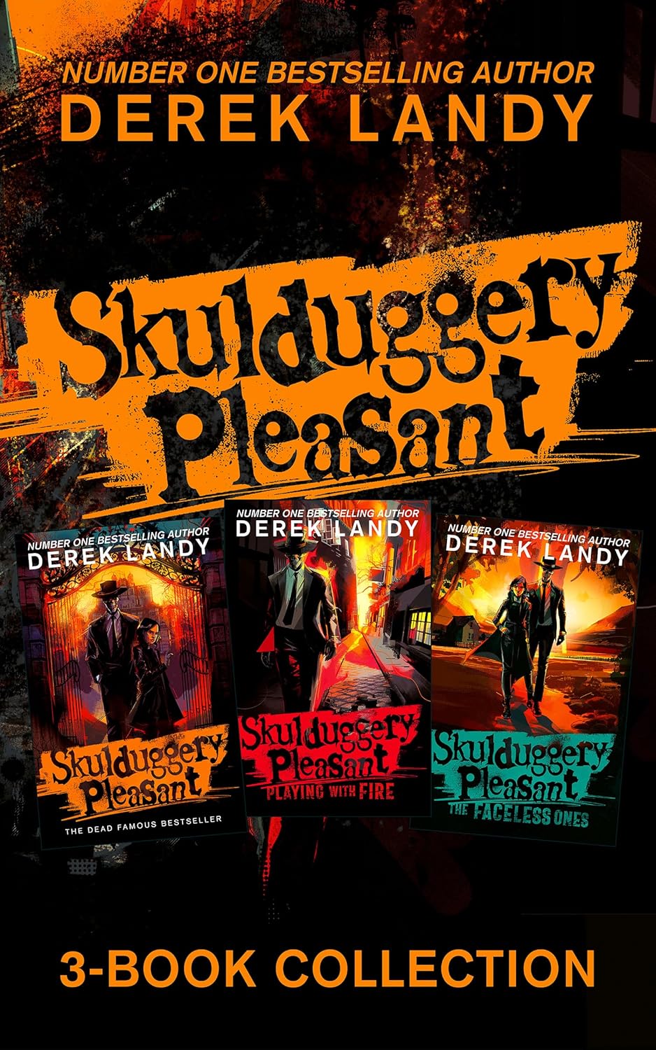 Skulduggery Pleasant Skulduggery Pleasant Books 1 3 The Faceless Ones Trilogy Skulduggery Pleasant Playing With Fire The Faceless Ones Derek Landy