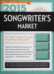 2015 Songwriters Market 38th Annual Edition Duncan James Editor Writers Digest Books Firm