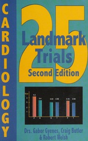 25 Landmark Trials In Cardiology 2nd Ed Gyenes Gabor Dr Butler