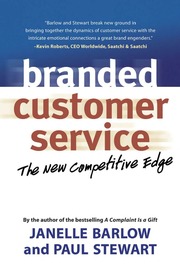 Branded Customer Service Electronic Resource The New Competitive Edge Barlow