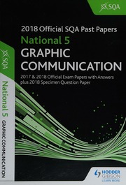 2018 Sqa Specimen And Past Papers With Answers National 5 Graphic Communication Scottish Qualifications Authority