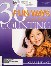 30 Fun Ways To Learn About Counting Beswick Clare