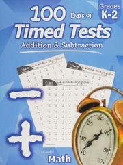 100 Days Of Timed Tests Addition Subtraction Humble Math Firm