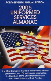 2005 Uniformed Services Almanac 47th Edition Hunter Ronald S