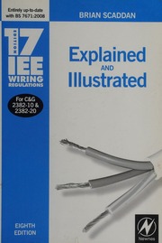 17th Edition Iee Wiring Regulations Explained And Illustrated Scaddan