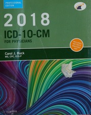 2018 Icd10cm For Physicians Buck Carol J Author