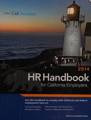 2014 Hr Handbook For California Employers Calchamber