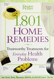 1801 Home Remedies Trustworthy Treatments For Everyday Health Problems Hoffman